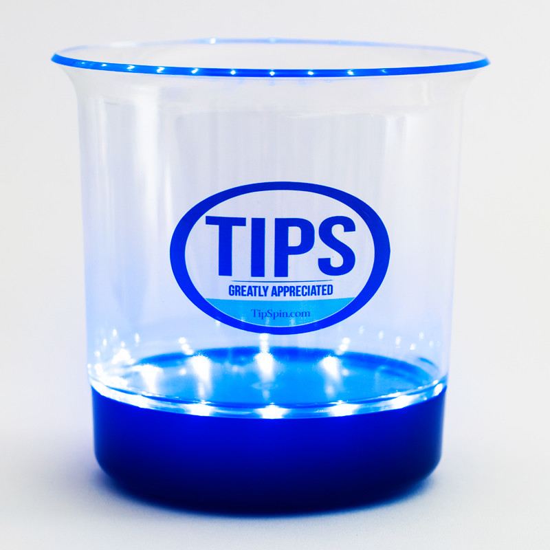 Tip Spin Electronic Tip Jar